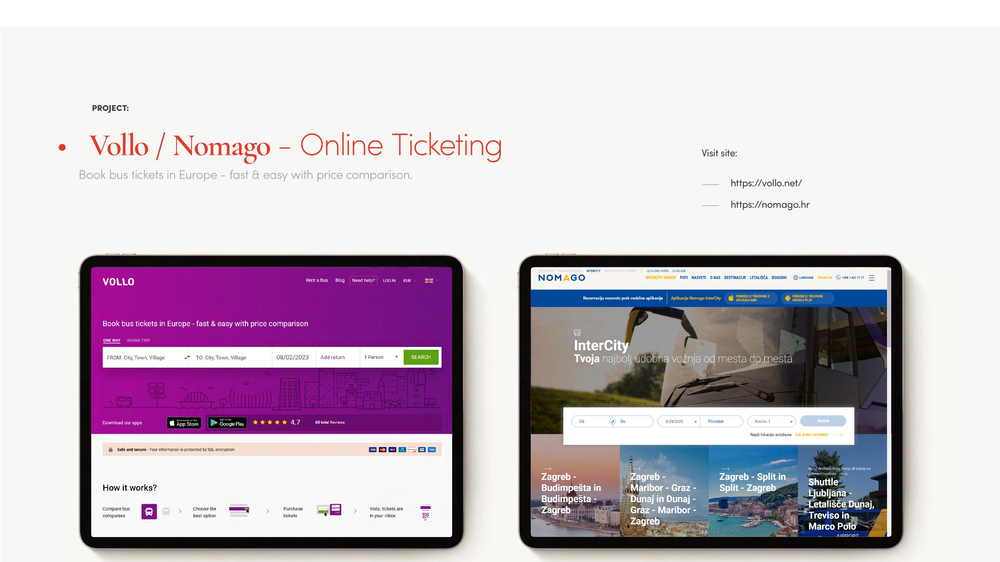Vollo bus ticketing platform