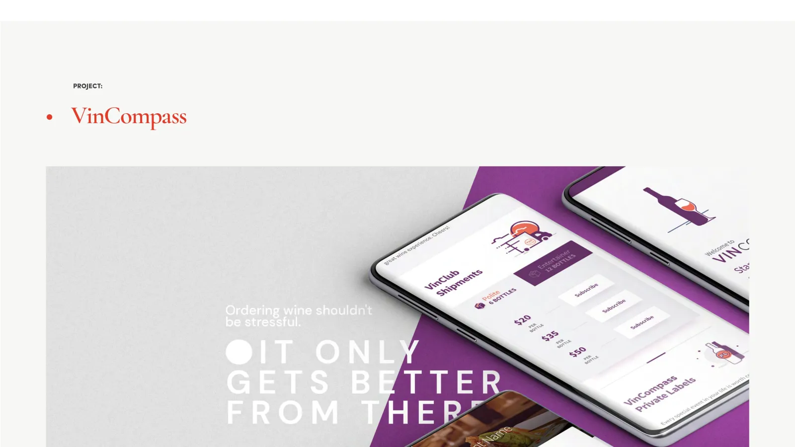 VinCompass wine discovery platform